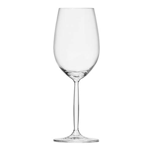 Schott Zwiesel Tritan Crystal Glass Diva Living Stemware Collection, 10.2-Ounce, Riesling, White Wine