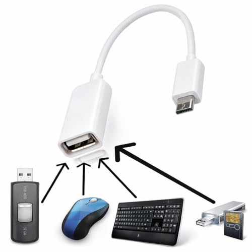 Image of FEDUS ION Premium Micro USB Male to USB 2.0 Female OTG Adapter - High-Speed Zero-Delay Data Sync Converter for Legacy Androids, Enterprise Tablets, Peripherals & B2B Use (Not for Type-C /8-Pin iOS)