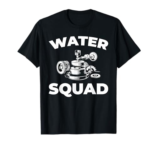 Fluid Mechanics Squad Pump Design Water Hydraulic Engineer T-Shirt