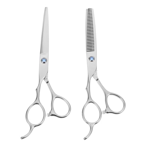 Ciseaux à effiler et coupe gauche Hemobllo en acier inoxydable durable 15 cm