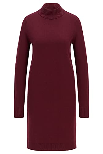 Preisvergleich Produktbild BOSS Damen C Fabelletta Pulloverkleid aus Baumwoll-Schurwoll-Mix mit Stehkragen