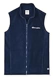 Champion Boys Polar Fleece Vest Lightweight Sleeveless Zip Front Jacket with Pockets, Kids Outdoor Layering