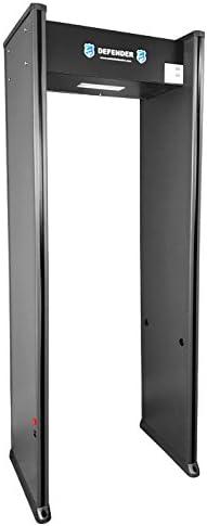 Walk Through Metal Detector for Transportation Terminals 6 LED Zones