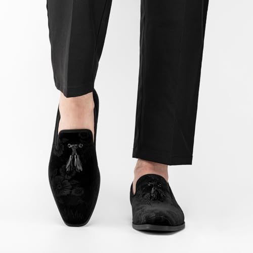 Image of JITAI Men's Fashion Loafers Wedding Shoes Loafers for Men Party Shoes