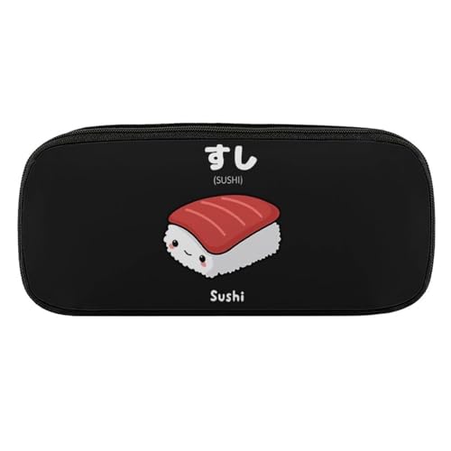 ペンケース 筆箱 大容量 軽量 かわいい すし Sushi 漫画 筆入れ ふでばこ ペンポーチ 多機能 コンパクト シンプル おしゃれ 中小学生 高校生 女の子 男の子