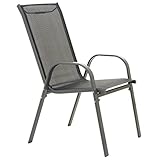 Nexos 4er Set Gartenstuhl Camping Stapelstuhl Hochlehner Terrassenstuhl - 6