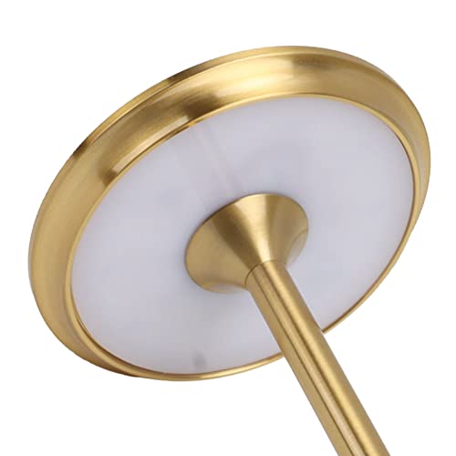 Soraz Luminária de mesa LED recarregável, luminária de mesa sem fio de ferro com 3 temperaturas de c