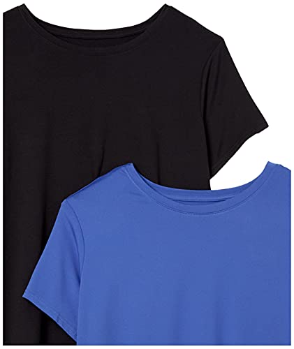 Image of Amazon Essentials Women's Active Quick Dry Tech Stretch Short-Sleeve Crewneck T-Shirt, Multipacks
