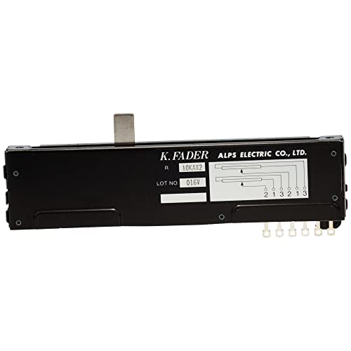 Fader de studio Alps 10K logarithmique RSA0K12 stéréoflex pour table de mixage master 100mm