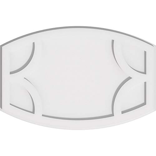 Image of Ekena Millwork CMP22X14KY Kailey Architectural Grade PVC Contemporary Urethane Ceiling Medallions 22 inchW x 14 5 /8 inchH x 11 3 /4 inchC x 1 inchP
