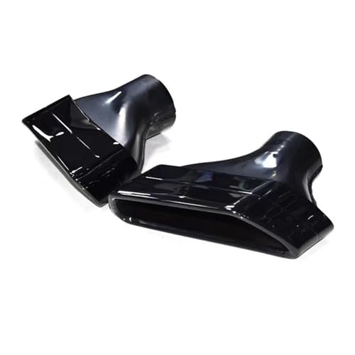 Embouts d'échappement rectangulaires noirs pour BMW G30 G31 : stoppez les traces de suie