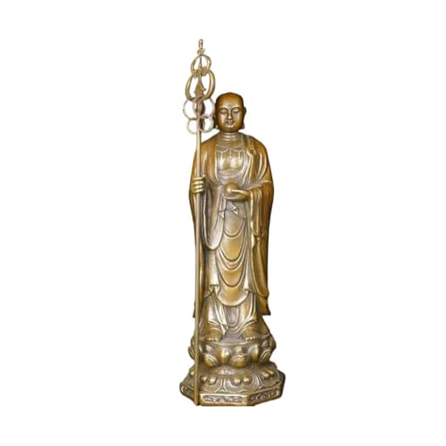 Bouddha Debout en Laiton ZXQUEGF Statue Zen pour Bureau et Salon