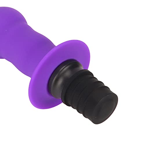 Jiawu Purple Massage Gun Heads, Deep Tissue Massager Attachments, Silicone Muscle Massage Gun Accessories For Back, Neck, Muscle Relieve, Electric Body Muscle Massager Attachment (0.5In) #TOP7