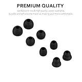 Replacement Ear Tips Earbuds for Beats Powerbeats Pro Headphones, Made of Soft and Comfortable Silicone Material, Waterproof and Sweatproof (4 Pairs/Black) - Image 7