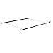 MALOUF Structures Hook-in Metal Bed Rail System with Cross Wires - Queen