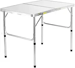 MESA DOBRAVEL DE ALUMINIO 90X60X70 CM - BMD900