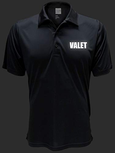 Valet Parking Staff Polo, Parking Staff Uniform, Reflective Design, Performance Polo, Moisture Wicking.3