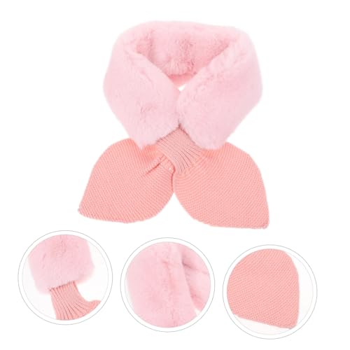 Cartoon Pattern Boys and Girls Scarf Plush Fur Neck Warmer Winter Boy Girl's Headwear2