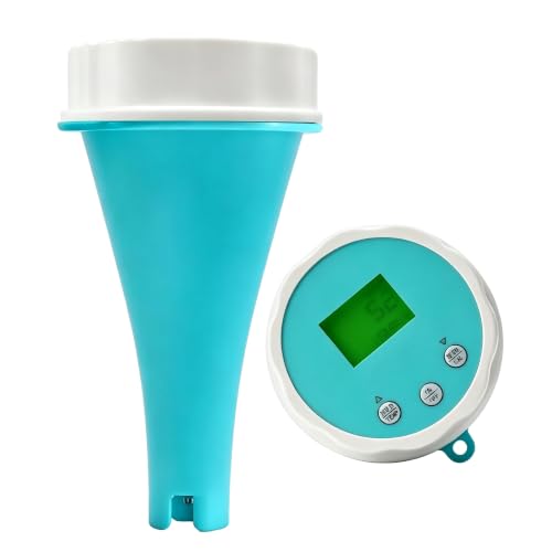 COYEUX Monitor De Calidad del Agua 6 En 1, Probador Digital Portátil con Pantalla LCD Retroiluminada, Detecta Ph, Cloro, CE, Orp, Salinidad Y Temperatura, para Piscinas Y Spas.