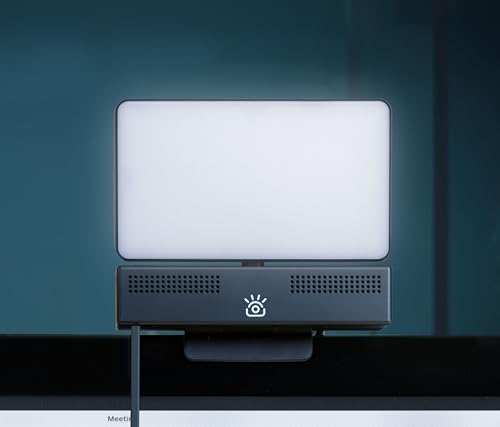 Image of iContact Camera Pro 4K HD Light Panel | Eye Contact, Noise Cancelling Mic, Plug and Play USB, Zoom Certified, Works with Teams, Meet, Streaming
