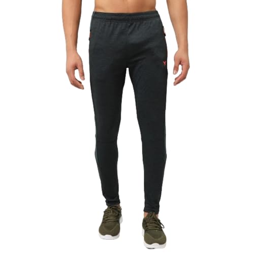 Image of TECHNOSPORT Men's Slim Fit Active Running Track Pant - (MPP681-123-P) Pack of 1