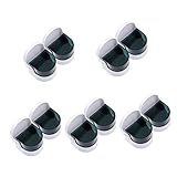 DOITOOL 10 Pcs Professionnel Colliers Batterie Lame Bijoux Diamant Rasoir Boucles d'oreilles Argent Mini Dentier Retenue Tête Nettoyant Lunettes d'or Brosse À Dents pour Rasoir