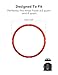 SiCheer Sealing Ring Silicone Gasket Accessories Compatible with Ninja Foodi 6.5 Quart and 8 Quart Rubber Sealer Replacement for Pressure Cooker and Air Fryer, Pack of 3, Sealing Ring-Ninja Foodi