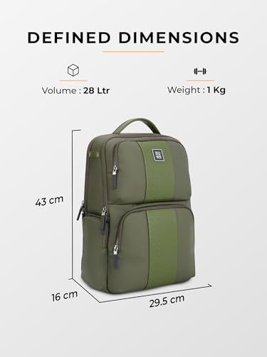 Image of EUME Premium 15.6 in Laptop bags for Men & Women Office Use | Stylish Backpack Bag | Spacious Backpack for Travelling | 28L Polaris