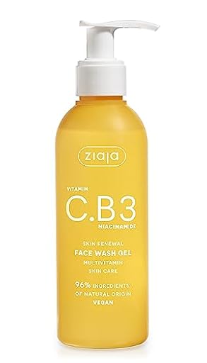Ziaja Gel limpiador de niacinamida vitamina C.B3, 190 ml | Ya disponible en tu tienda friki favorita! En mundofriki.es!