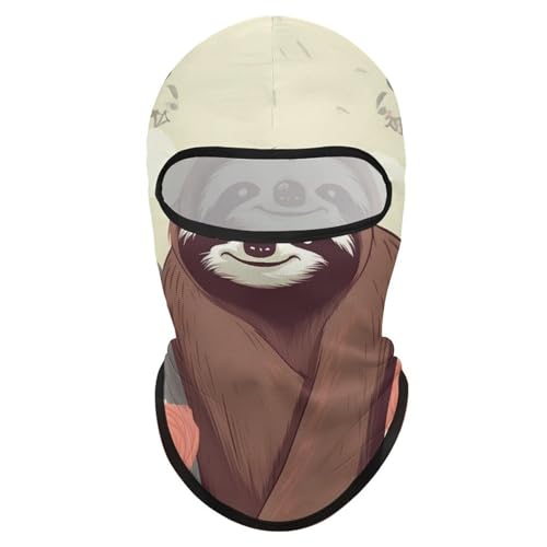 Balaclava Mask for Men Ski Mask for Women You are Awesome Sloth Full Face Mask Face Cover for Cycling, 1, Style miniatura 7