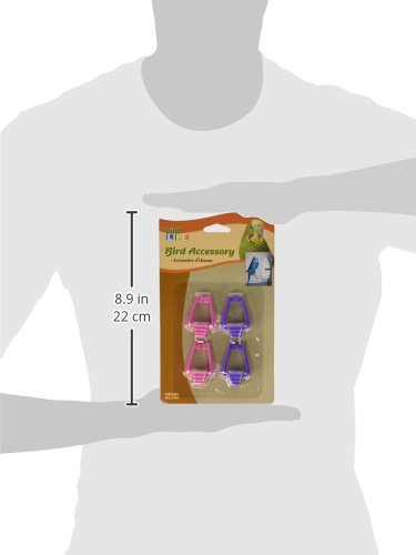 Penn Plax 4-Pack Universal Clips For Bird Cage #TOP27