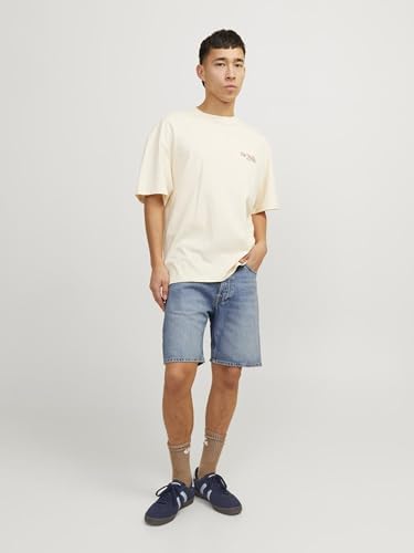 Jack & Jones Erkek JJICHRIS JJCOOPER SHORTS SBD 920 SN Şort, Blue Denim, L - Görsel 3