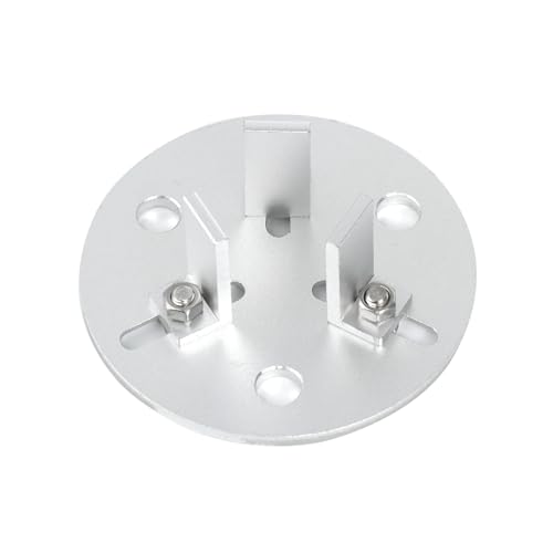 QIANXIHAORQ Tent Pole Accessories Base, Used for Outdoor Awnings, Camping Tarps, and Beach Tents. Aluminum, Adjustable (Suitable for Tent Poles with Diameter 22.5mm-45mm) 2 Pcs