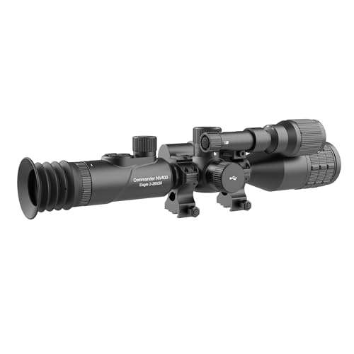oneleaf.ai Commander NV400 Eagle 2-26X50 4K Digital Day/Night Vision Rifle Scope with Rangefinder
