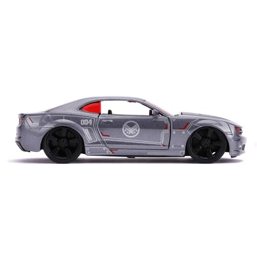 Jada Toys Hollywood Rides Marvel Avengers War Machine Inspired by 2010 Chevy Camaro 1:32 Scale die-cast Toy Vehicle - Thumbnail 7