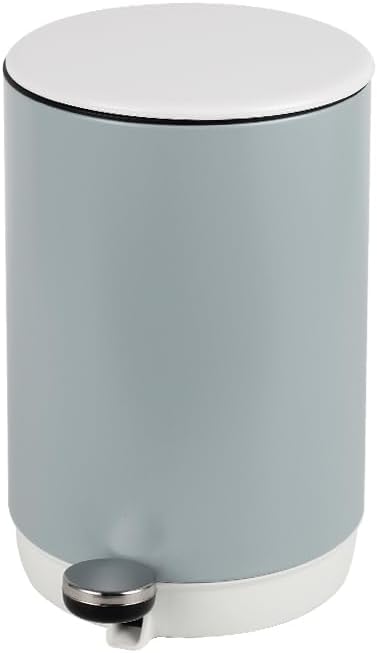 6L تمساح Bathroom, Kitchen & Small Space Dustbin | Soft Close Lid & Stainless Steel Pedal Trash Can | Removeable Strong Bucket|Fingerprint Proof, Rust Resistant | Odor Free Waste Basket 30X20cm