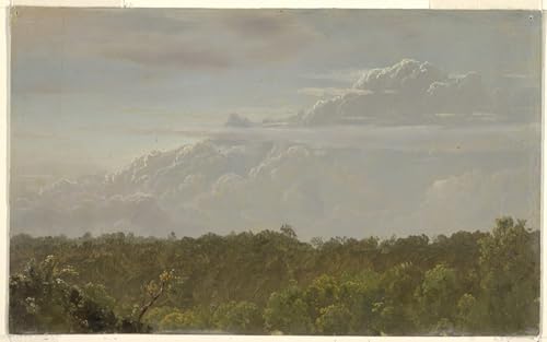 Impression Thunderheads Jamaica de Frederic Edwin Church pour grand tableau de décoration de salon
