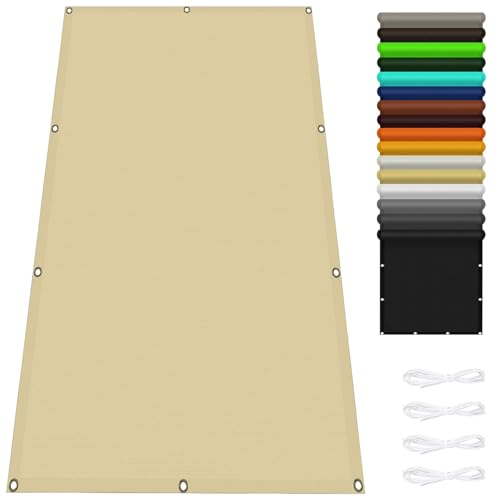 Toldo vela de sombra impermeable rectangular 1x1.8m toldos exterior jardín 2