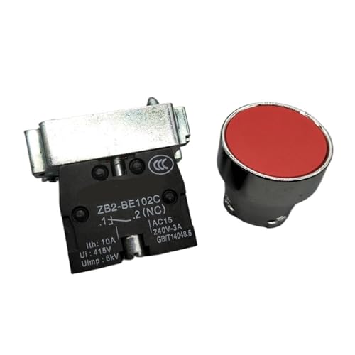 Interrupteur bouton-poussoir momentané 22mm 10A XB2-BA31 vert