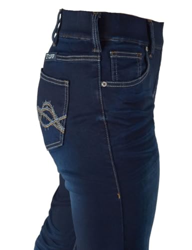 Cowgirl Tuff Women's Pull-on Dark DFMI Jeans & Cooling Towel Bundle4