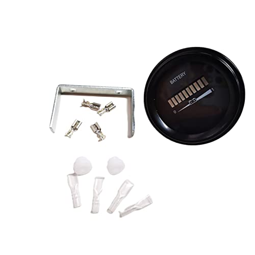 237145GT 237145 Lifts Battery Indicator,HNARL Working Voltage 12V 24V 36V 48V 72V Indicator Used for Lifts Z20-8N/Z30-20N/Z34-22DC/Z45-25JDC