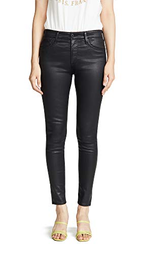 AG Adriano Goldschmied Women's Farrah Leatherette High-Rise Skinny Fit Ankle Pant
