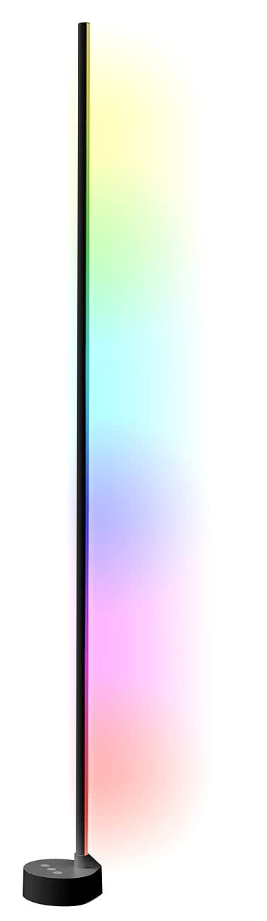 Luminea Home Control WiFi-LED-Lampe Alexa: WLAN-Steh-/Eck-Leuchte mit RGB-CCT-IC-LEDs, Versandrückläufer (Smart Life Lampe, Eckleuchten innen, Disco)