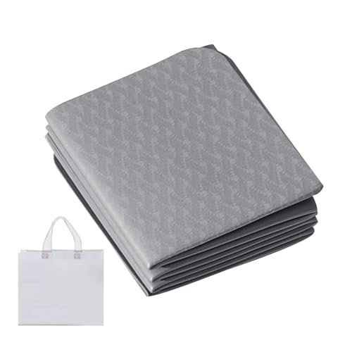 Tapis de yoga pliable de 6 mm d'épaisseur imperméable avec sac de transport