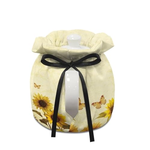 Image of Sunflower Teapot Cozy Tea Pot Dust Cover Teapot Insulation Cover Decorative Teapot Cover Kettle Protective Kitchen Accessory for Hotel Restaurant Tea Party