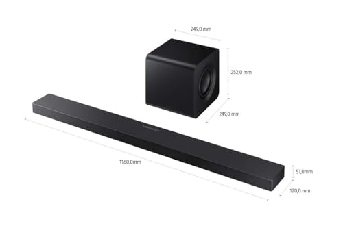 Samsung HW-QS710GF Q-Series 3.1.2-Kanal-Soundbar für Fernseher, TV-Lautsprecher mit kabellosem 6,5"-Subwoofer, Kabelloses Dolby Atmos und DTS:X, SpaceFit Sound, Q-Symphony – Bild 6