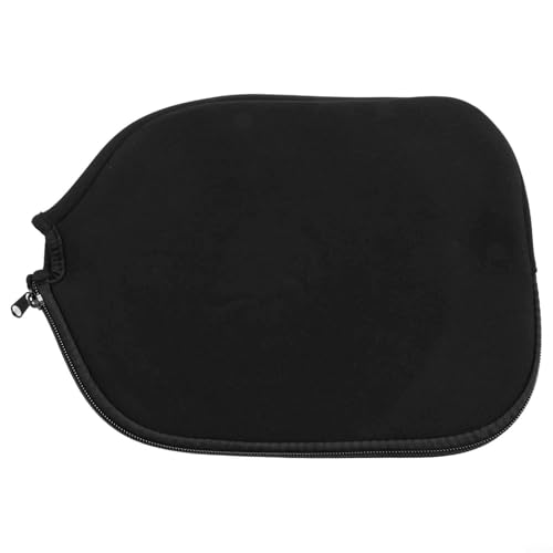 ZWEquipint Fundas para raquetas de pickleball con protección acolchada suave, adecuadas para paletas de pickleball, fácil de limpiar (negro)
