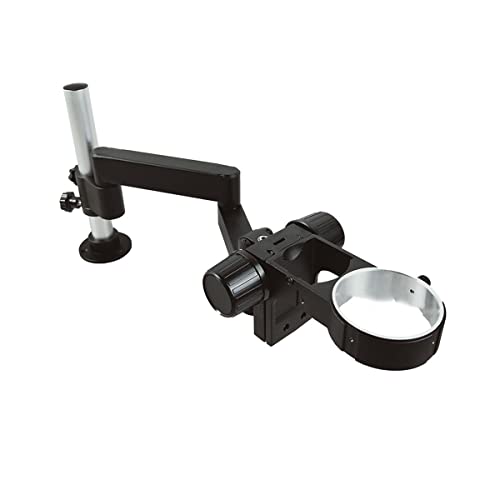 Microscope Rotatable for Binocular Trinocular Stereo Zoom Microscope Focus Microscopio Camera(76mm Black)