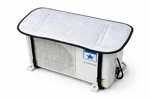 Image of AC Outdoor Unit Protector for Split AC 1.5 Ton & 2 Ton | Advanced 4-Layer Heat-Insulated Sun Proof Weather Shield | UV Resistant, Waterproof, Dustproof Outdoor AC Cover | Protects Compressor