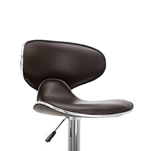 Tabouret de bar avec dossier repose-pieds réglable pour comptoir bistrot - 6